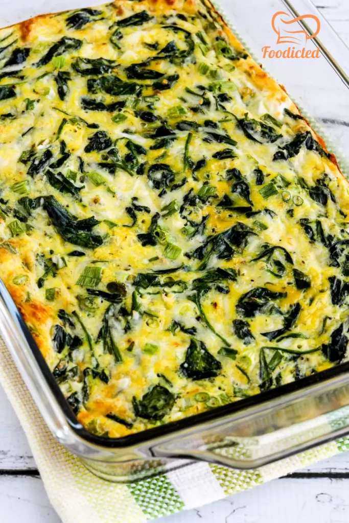 spinach and egg casserole recipe