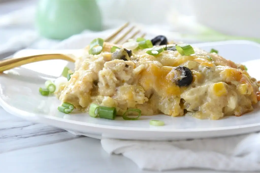 Green Chili Chicken and Rice Casserole Recipe