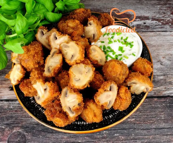 Air fryer fried mushrooms